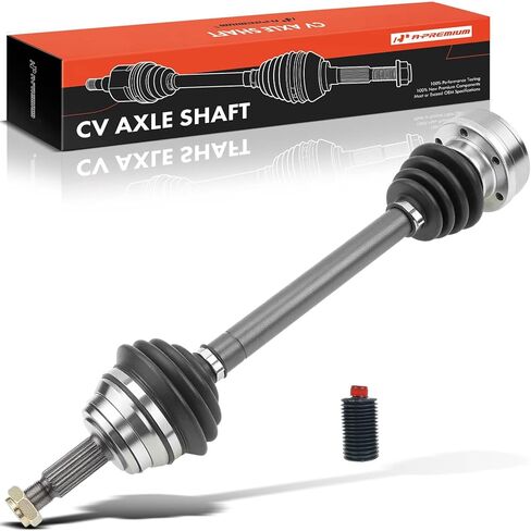 مجموعة عمود المحور A-Premium CV متوافقة مع Volkswagen Jetta 1980-1992، Golf 1985-1992، Scirocco، Rabbit، Rabbit Convertible، Rabbit Pickup، جانب السائق الأيسر الأمامي، استبدال # 171407271 in Saudi Arabia