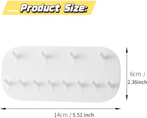 3 عبوات من منظم المجوهرات على الحائط، حامل قلادة على شكل خطاف للمجوهرات، منظم حامل المجوهرات، منظم المجوهرات، منظم المجوهرات، حامل قلادة من الأكريليك المعلق in Kuwait