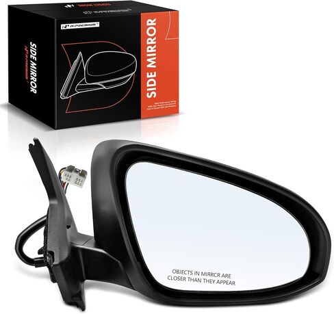 A-Premium Passenger Side Power Door Mirror - Compatible with Toyota Prius C 2012-2019 - Heated Manual Folding Black Outside Rear View Mirror with Turn Signal Indicator - Replace# 8791552170C0 in Saudi Arabia