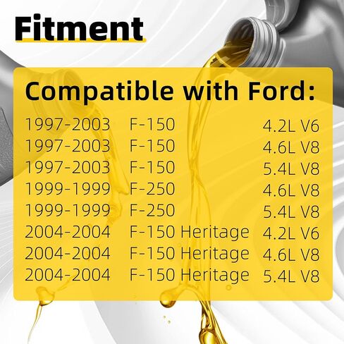 E2237S Fuel Pump Module Assembly with Sending Unit Compatible with Ford F150 1997-2003, F250 1999, F150 Heritage 2004 4.2L V6, 4.6L 5.4L V8 Replace OE XL3Z9H307AA XL3Z9H307AB in Kuwait