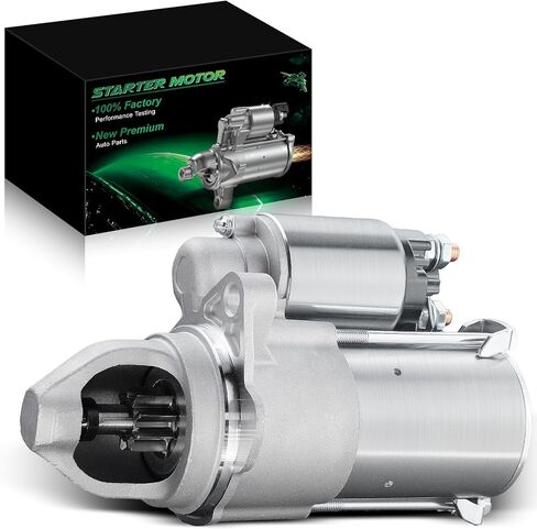 Upgraded New Starter Motor For:-Chevy Malibu Equinox Ipmala HHR Cobalt For:-Buick Verano Regal LaCrosse For:-Saturn Vue Sky Aura For:-GMC Terrain 2.0L 2.4L 2008-2017 1.2KW Starter OE# 8000213 in Kuwait