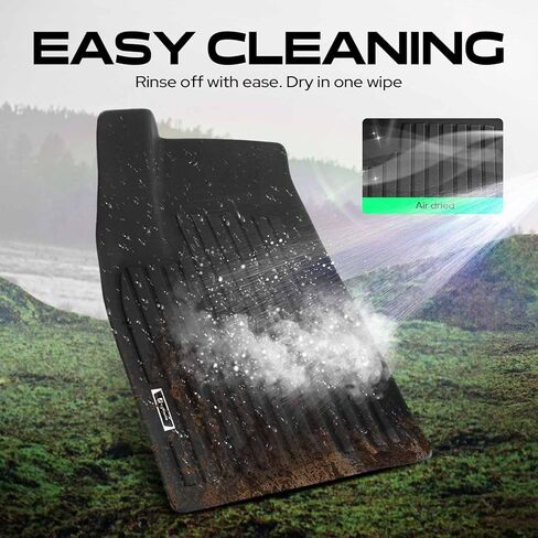 8 قطع من YHTAUTO سجادات أرضية وحصائر شحن ومقعد خلفي خلفي مناسب لطراز Tesla X 2022-2025 5 مقاعد، TPE لجميع الأحوال الجوية سجادات السيارة مقاومة للماء ومضادة للانزلاق وعديمة الرائحة الأمامية وخلفية الجذع وبطانات البضائع وبساط المقعد الخلفي in Kuwait