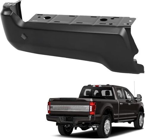 Rear Left Side Bumper Face Bar with Parking Aid Sensor Holes Replacement for 2017-2022 F-250 F-350 F-450 Super Duty FO1102385 in Saudi Arabia