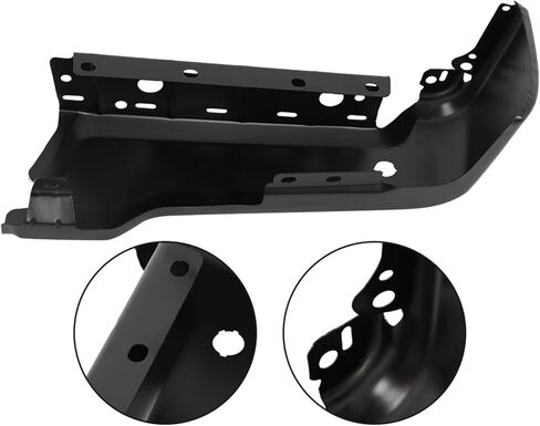 Rear Left Side Bumper Face Bar with Parking Aid Sensor Holes Replacement for 2017-2022 F-250 F-350 F-450 Super Duty FO1102385 in Saudi Arabia