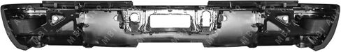 Rear Bumper Compatible with Chevy Silverado/GMC Sierra 3500 2015-2019 | DIRECT REPLACEMENT | ‎Chrome | Steel | 23108141 84078290 | GM1103189 in Kuwait