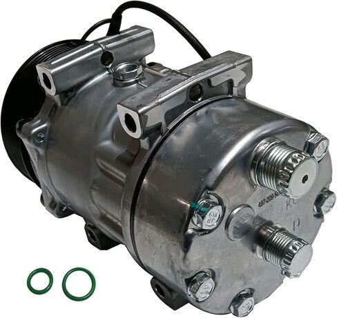 4C4Z19703DA 58702 A/C Air Conditioner AC Compressor W/Clutch Fits for Ford F-650 2004-2013, 2015 for Ford F-750 2004-2013, 2015 6.7L 6.8L in Saudi Arabia