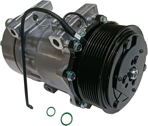 4C4Z19703DA 58702 A/C Air Conditioner AC Compressor W/Clutch Fits for Ford F-650 2004-2013, 2015 for Ford F-750 2004-2013, 2015 6.7L 6.8L in Saudi Arabia