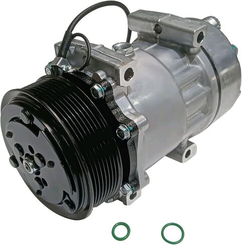4C4Z19703DA 58702 A/C Air Conditioner AC Compressor W/Clutch Fits for Ford F-650 2004-2013, 2015 for Ford F-750 2004-2013, 2015 6.7L 6.8L in Saudi Arabia