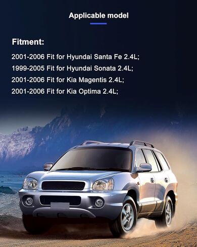 ECCPP AC Compressor Fast Cooling HS18 2001-2008 Fit for Hyundai Santa Fe for Kia Optima 2.4L Air Conditioning Compressor 5 Grooves in Saudi Arabia