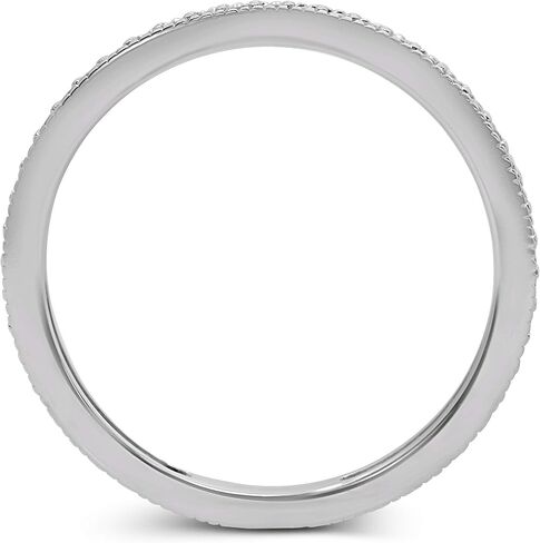 925 Sterling Silver Cubic Zirconia Stackable Band Ring in Kuwait