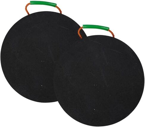 Mytee Products (4 Pack) Round Outrigger Pad 18" Diameter, 1.5" Thick, 55,000 lbs WLL, RV Pads, Lightweight, Stackable, Waterproof, Unbreakable, Ergonomic Handle. in Saudi Arabia