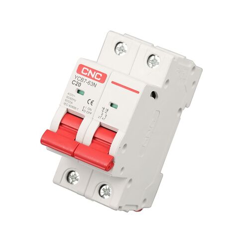 قاطع دائرة مصغر CNC AC، 63 أمبير 120 فولت/240 فولت 2 قطب DIN قاطع دائرة مثبت على السكك الحديدية، رحلة مغناطيسية حرارية، مفتاح فصل التيار المتردد بالطاقة الشمسية MCB (63Amp) in Kuwait