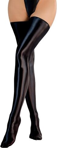 FEOYA Women’s Oil Glossy Thigh High Stockings Shiny Sheer Stockings Silky Smooth Over Knee Socks in Saudi Arabia