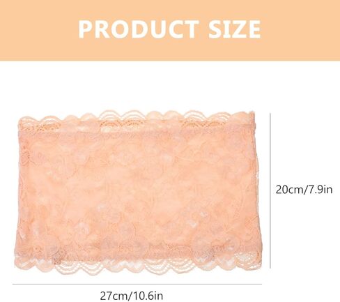 3 قطع من قطع علوية نسائية من الدانتيل بدون حمالات - حمالة صدر قابلة للتمدد بدون خياطة للارتداء اليومي، ألوان متنوعة (S) in Kuwait