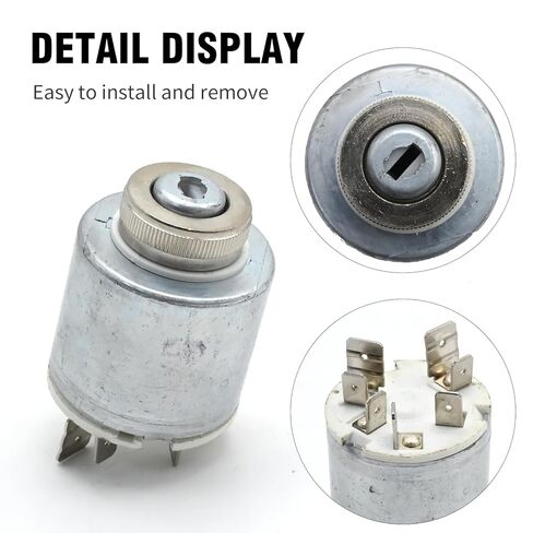5146155 Ignition Switch, Replacement for New Holland Tractor 3830 4030 4230 4430 TD4020F, Replacement for Case JX55 JX60 JX65 JX70 JX75, Replaces 5129862 in Saudi Arabia