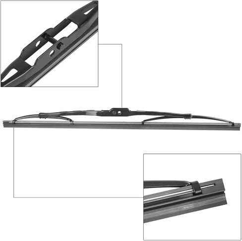 X AUTOHAUX 8E9955425C 8E9955407C Rear Windshield Wiper Blade Arm Set 430mm 17inch for Audi A3 2006-2013 for A4 Avant 2001-2008 in Saudi Arabia