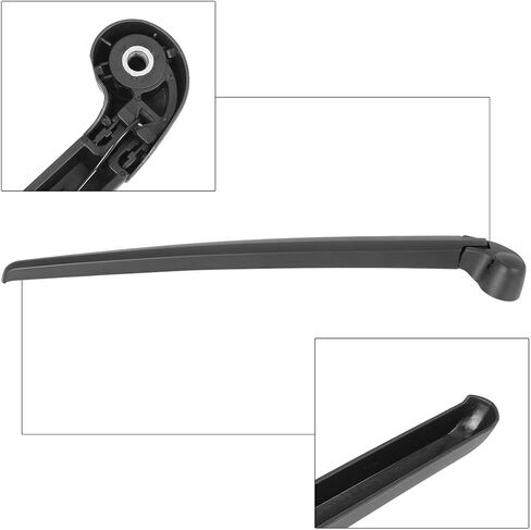 X AUTOHAUX 8E9955425C 8E9955407C Rear Windshield Wiper Blade Arm Set 430mm 17inch for Audi A3 2006-2013 for A4 Avant 2001-2008 in Saudi Arabia