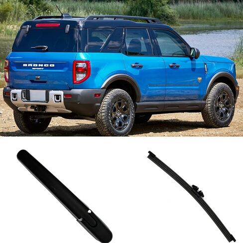 شفرة ممسحة الزجاج الأمامي الخلفي للسيارة Ford Bronco Sport 2021 2022 2023 2024 قاعدة Big Bend Outer Banks Badlands Heritage Edition الإصدار الأول Heritage Limited Edition Free Wheeling in Kuwait