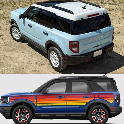 شفرة ممسحة الزجاج الأمامي الخلفي للسيارة Ford Bronco Sport 2021 2022 2023 2024 قاعدة Big Bend Outer Banks Badlands Heritage Edition الإصدار الأول Heritage Limited Edition Free Wheeling in Kuwait