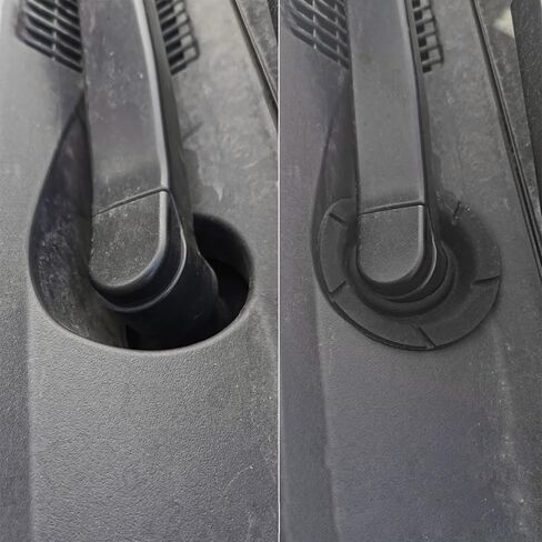 2Pcs Car Windshield Wiper Arm Bottom Hole Protective Cover Silicone Cover Fits Most for Cars in Kuwait