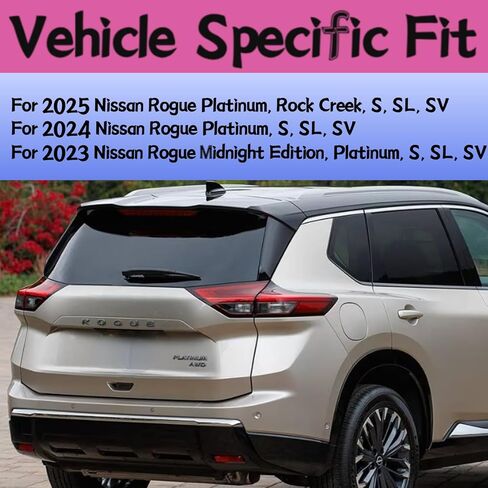back rear wiper blade For Nissan Rogue 2023 2024 2025 S SL SV Platinum Midnight Edition Rock Creek Rear windshield wiper blade in Kuwait