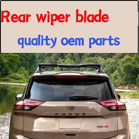 back rear wiper blade For Nissan Rogue 2023 2024 2025 S SL SV Platinum Midnight Edition Rock Creek Rear windshield wiper blade in Kuwait