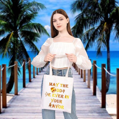 BDPWSS Movie Inspired Gift Tote Bag For Women Friend Book Nerd Canvas Shoulder Bag in Saudi Arabia