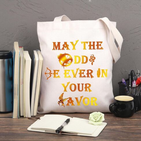 BDPWSS Movie Inspired Gift Tote Bag For Women Friend Book Nerd Canvas Shoulder Bag in Saudi Arabia