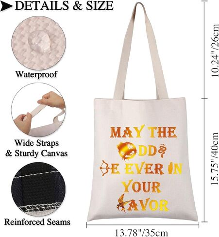 BDPWSS Movie Inspired Gift Tote Bag For Women Friend Book Nerd Canvas Shoulder Bag in Saudi Arabia