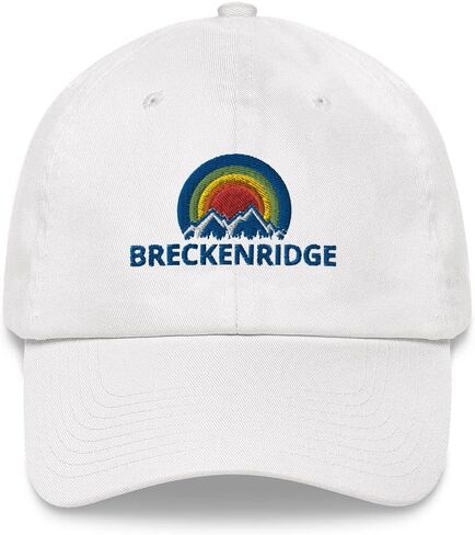 Breckenridge Hat, Breck Colorado Gift Embroidered Baseball Cap for Men Women in Saudi Arabia
