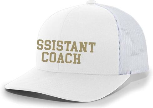 Trenz Shirt Company Coach Hat Mens Assistant Coach Sports Team Color Coach Embroidered Trucker Hat in Saudi Arabia
