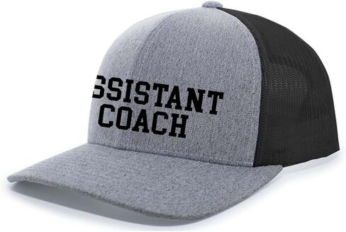 Trenz Shirt Company Coach Hat Mens Assistant Coach Sports Team Color Coach Embroidered Trucker Hat in Kuwait