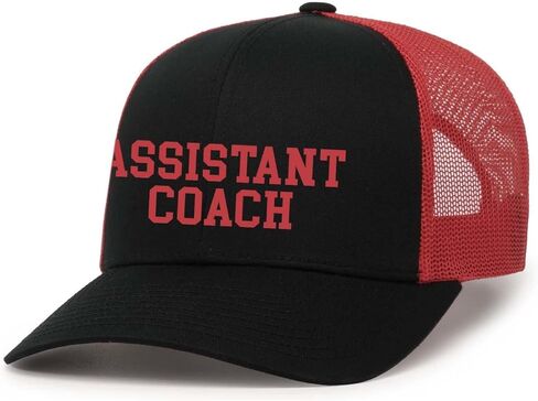 Trenz Shirt Company Coach Hat Mens Assistant Coach Sports Team Color Coach Embroidered Trucker Hat in Kuwait