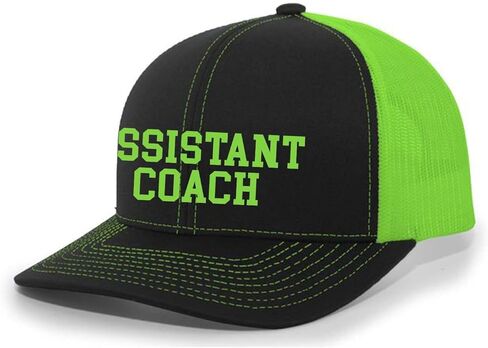Trenz Shirt Company Coach Hat Mens Assistant Coach Sports Team Color Coach Embroidered Trucker Hat in Kuwait