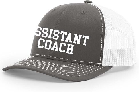 Trenz Shirt Company Coach Hat Mens Assistant Coach Sports Team Color Coach Embroidered Trucker Hat in Kuwait