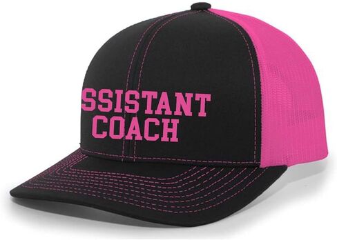 Trenz Shirt Company Coach Hat Mens Assistant Coach Sports Team Color Coach Embroidered Trucker Hat in Kuwait