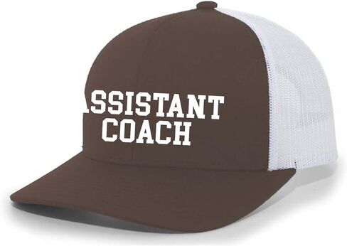 Trenz Shirt Company Coach Hat Mens Assistant Coach Sports Team Color Coach Embroidered Trucker Hat in Kuwait