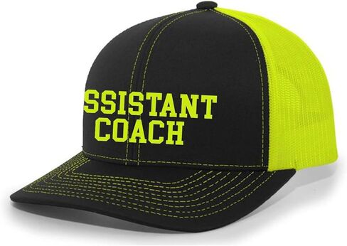Trenz Shirt Company Coach Hat Mens Assistant Coach Sports Team Color Coach Embroidered Trucker Hat in Kuwait