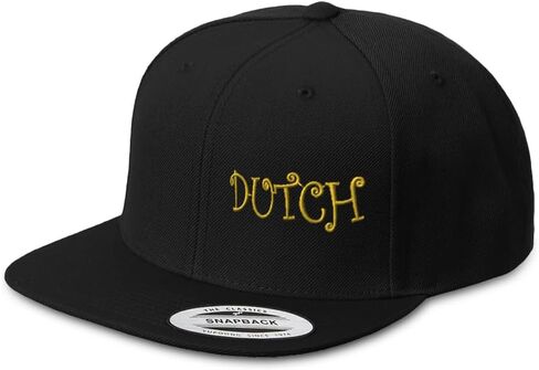 Speedy Pros Snapback Hat for Men Flat Brim Hats Dutch Nederland Netherlands Frisian Amsterdam Embroidered Flat Bill Hat in Saudi Arabia