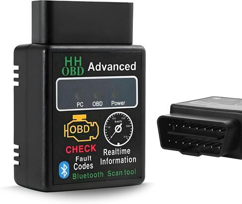 Bluetooth OBD2 Scanner for Car, Wireless OBDII Scan Tool Auto Engine Diagnostic Code Reader, Professional OBD2 Fault Diagnosis Tester Vehicle Interface Scanner for Phone and PC in Kuwait