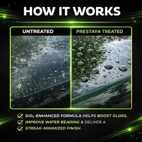 Premium Ceramic Detail Spray 16 fl oz, SiO2 Quick Detailer Spray for Cars, Hydrophobic Water Beading, Gloss Booster, Streak-Minimized Wipe-Off Finish in Saudi Arabia