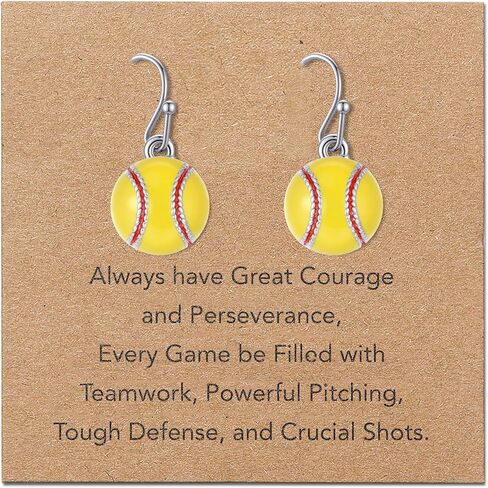 Sports Earrings Stud for Teenagers Boys Girls Children Basketball/Baseball/Soccer/Volleyball/Rugby/Tennis/Badminton Hypoallergenic in Kuwait