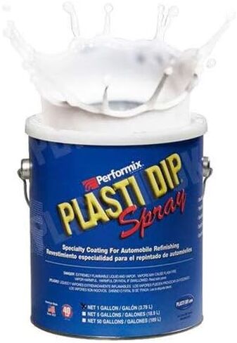 بخاخ طلاء مطاطي متعدد الأغراض من Plasti Dip - قابل للرش - جالون واحد (128 أونصة) - رمادي معدني in Kuwait