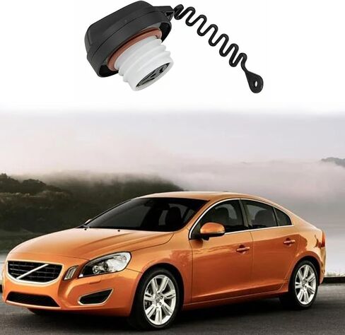 غطاء حشو خزان الوقود متوافق مع فولفو 04-18 S60 / 2016 S60 Cross Country / 07-15 S80 / 15-18 V60 Cross Country / 03-10 V70 / 10-17 XC60 / 08-16 XC70 / 05-14 XC90 يستبدل # 31261716 31392044 in Saudi Arabia