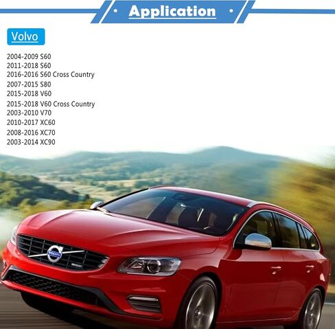 غطاء حشو خزان الوقود متوافق مع فولفو 04-18 S60 / 2016 S60 Cross Country / 07-15 S80 / 15-18 V60 Cross Country / 03-10 V70 / 10-17 XC60 / 08-16 XC70 / 05-14 XC90 يستبدل # 31261716 31392044 in Saudi Arabia