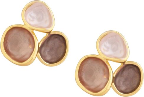 OJERRY Dainty بيان هندسي أقراط للنساء، غير النظامية جريئة الحديثة Scuptural تصميم الأقراط مجوهرات اكسسوارات رومانسية هدايا رائعة Inspo للنساء لها in Kuwait