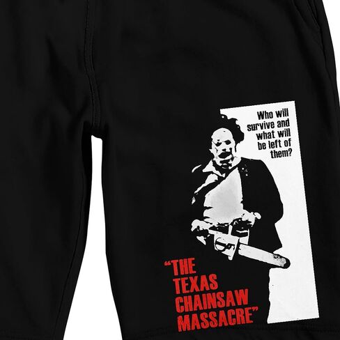 Texas Chainsaw Massacre Black Lounge Shorts in Saudi Arabia