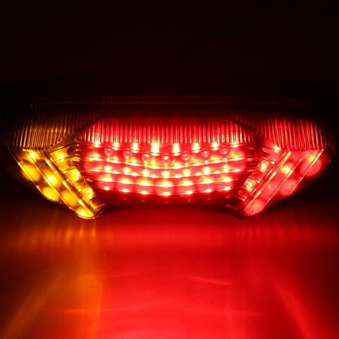 Taillight - Integrated LED Tail Brake Turn Signal Light Compatible with YAMAHA FZ09 FJ09 MT09 Tracer 900/9/GT MT10 FZ10 (Black) in Kuwait