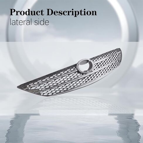 New Grille Painted Gray Shell and Insert Replacement For Toyota Camry 2002 2003 2004 (LE/XLE Models) Without Action Package Replaces OE 53101AA020 | TO1200233 | T070108 in Kuwait
