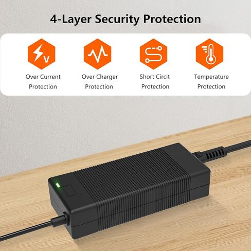 54.6V 2A Adapter for Lectric XP 2.0 3.0 Rad Power RadRunner RadRover Himiway Cruiser Aventon Ecotric Sondors Hiboy ViVi Jasion eb7 48V Lithium Battery Vacuum Cleaner Charger 5.5mm in Kuwait